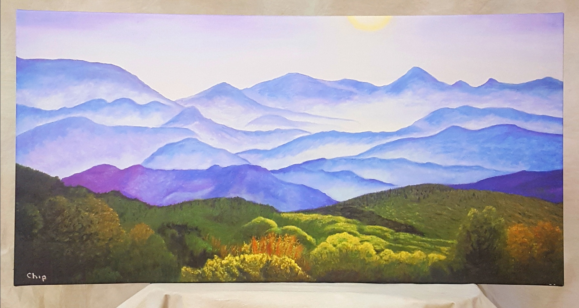 CH "Appalachian Mountains" Print Calabash Local Art and Wines