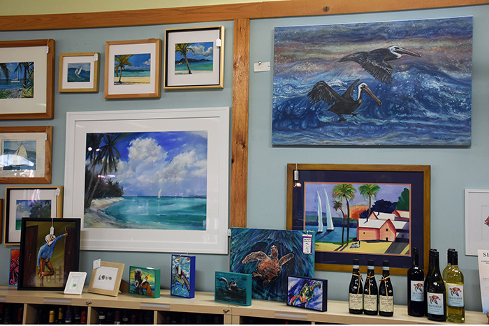 coastal art at Calabash Art and Curios