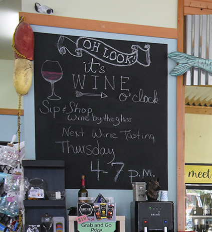 local wine tasting in Calabash