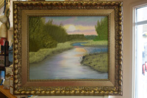 “NC Marsh” – original painting, framed