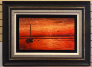 “Wait and The Sea”, 2019, hand-signed by artist, Morris Shapiro -original art